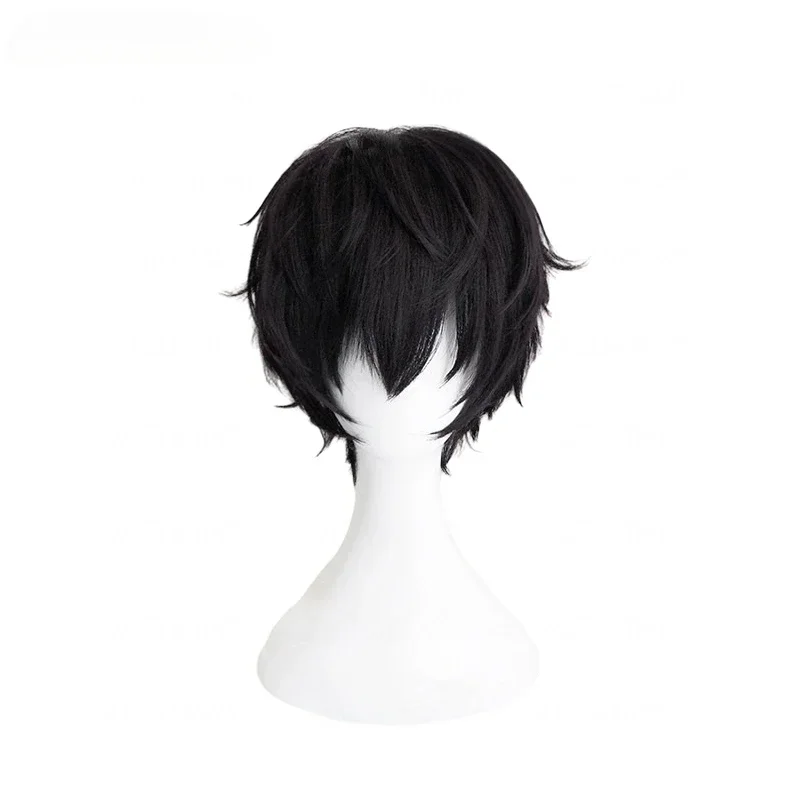 Game P5 Persona 5 Amamiya Ren Wigs Kurusu Akira Wigs Joker Heat Resistant Synthetic Short Cosplay Wig