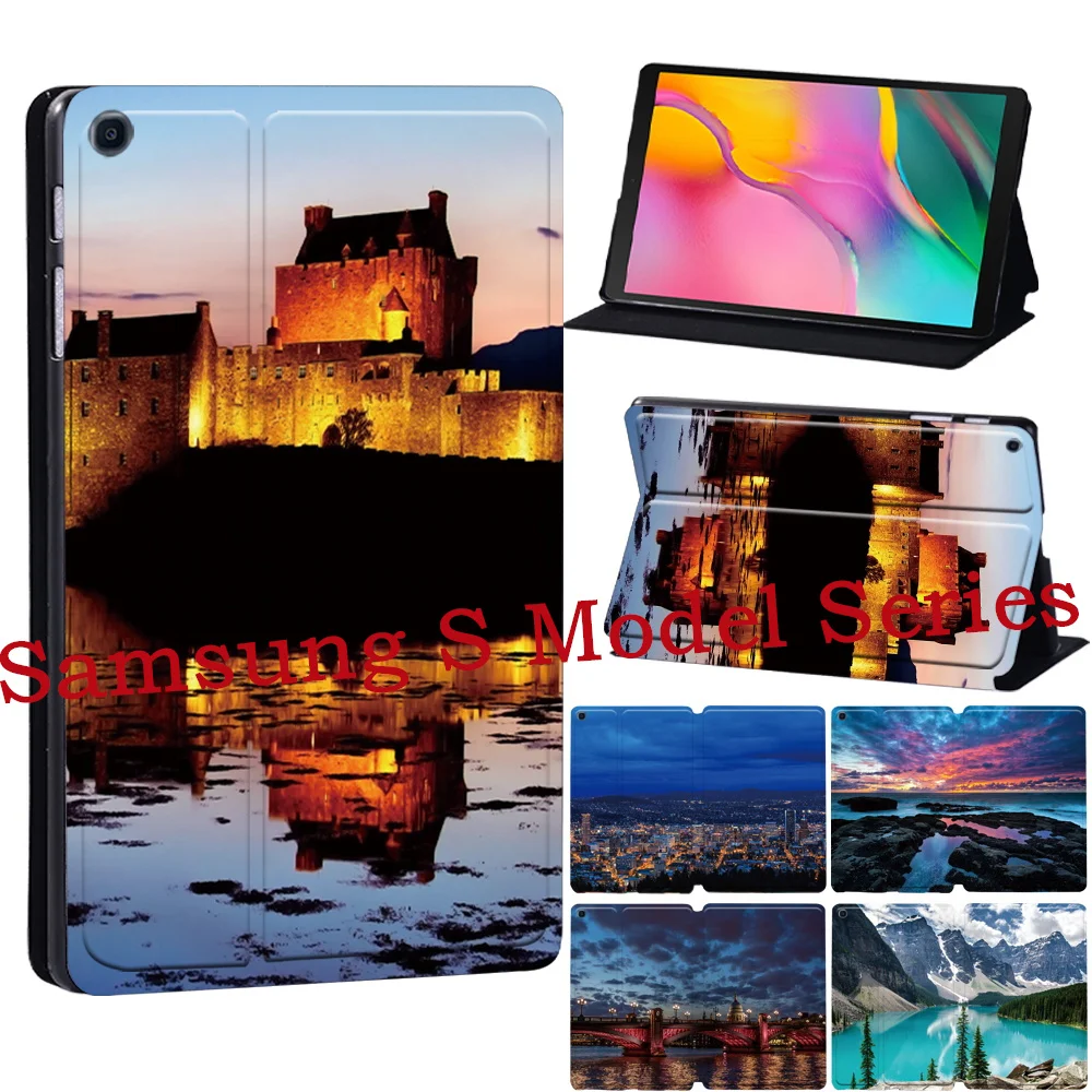For Samsung Galaxy Tab A8 10.5 X200 X205 S5E T720 Cover Tab S4 T830 S5E S6 S7 For Galaxy S6 Lite P610 Case View Series