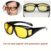 Lunettes de vision nocturne pour femmes et hommes, lunettes anti-reflets pour la conduite de nuit, lunettes pour délinquants, sports de plein air 2