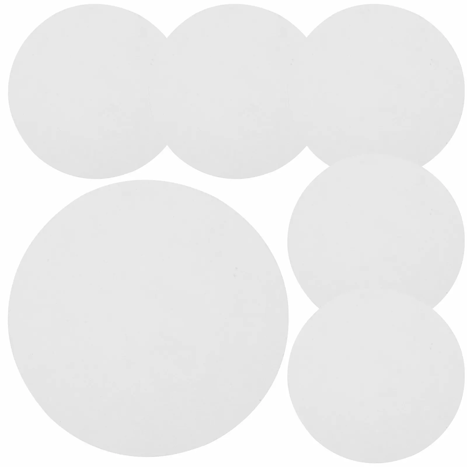 200Pcs 중간 속도 정성 필터 종이 실험 여과용 원형 실험실 필터 종이 물 투명도 테스트 실험실