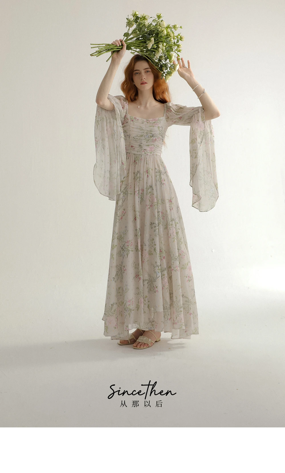 French Vintage Princess Long Dresses Women Autumn New A-line Elegant Casual Evening Party Dress One Piece Vestidos Mujer