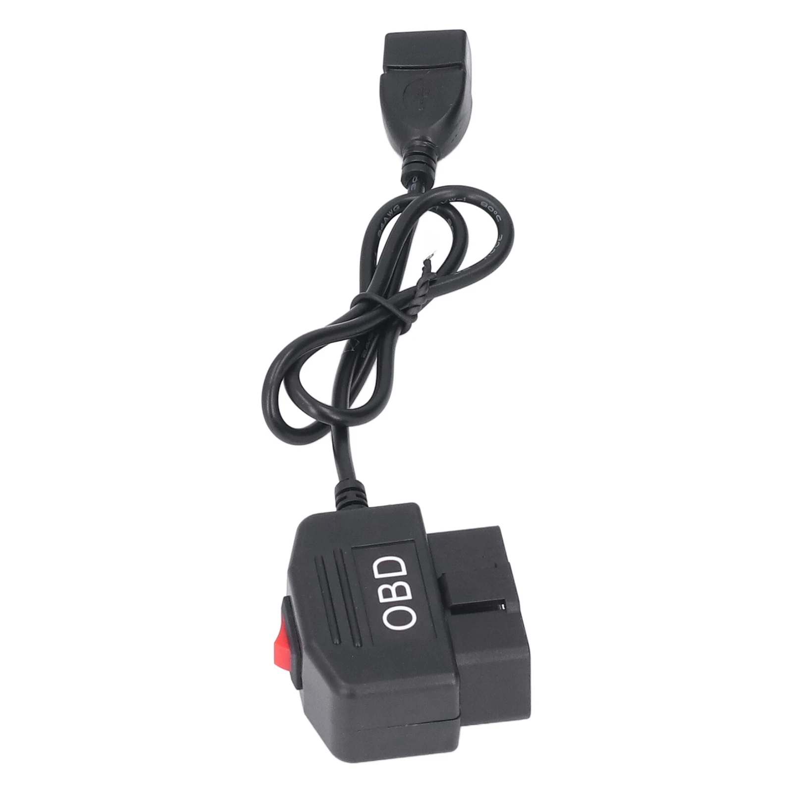 Dash Cam Hardwire Kit Dash Cam Hardwire Kit Buck Line OBD To USB Adapter Cable For Dashcam Mirror CarPlay Monitor DVR Charger 24 Hours Parking Monitor