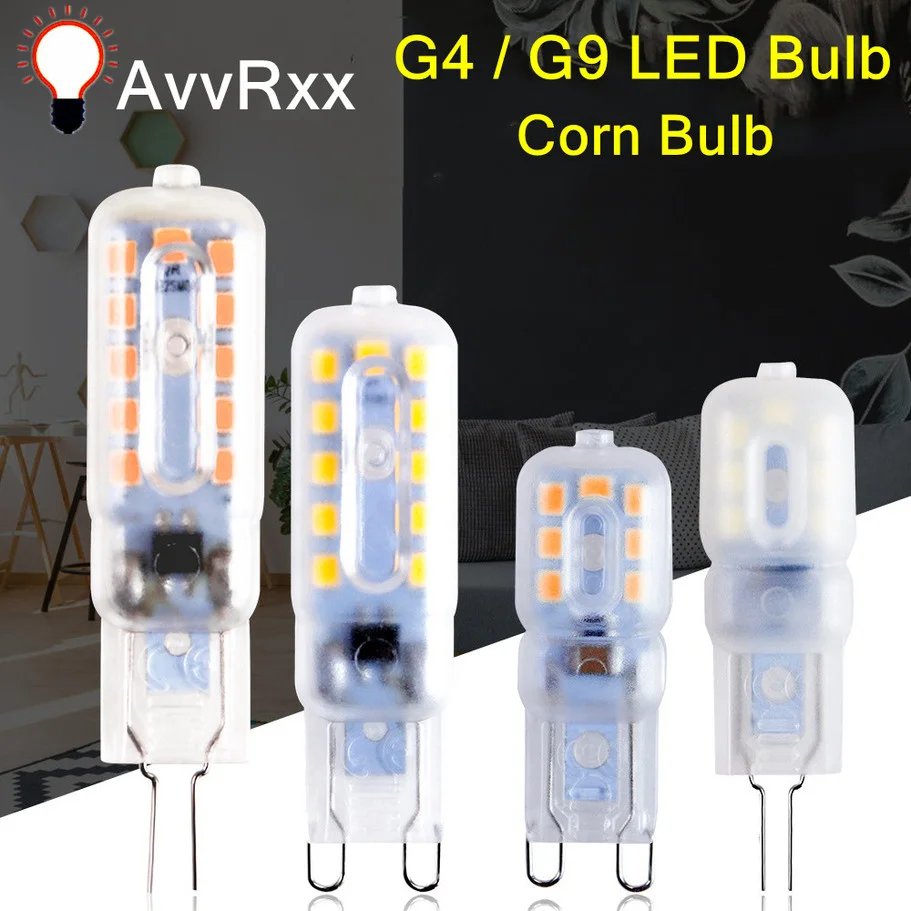 

Corn Bulb G9 LED Bulb 3W 5W Bombilla G4 LED 220V Lamp 2835 Lampada g9 LED Dimmable Light Replace Halogen Lamp Candle Light