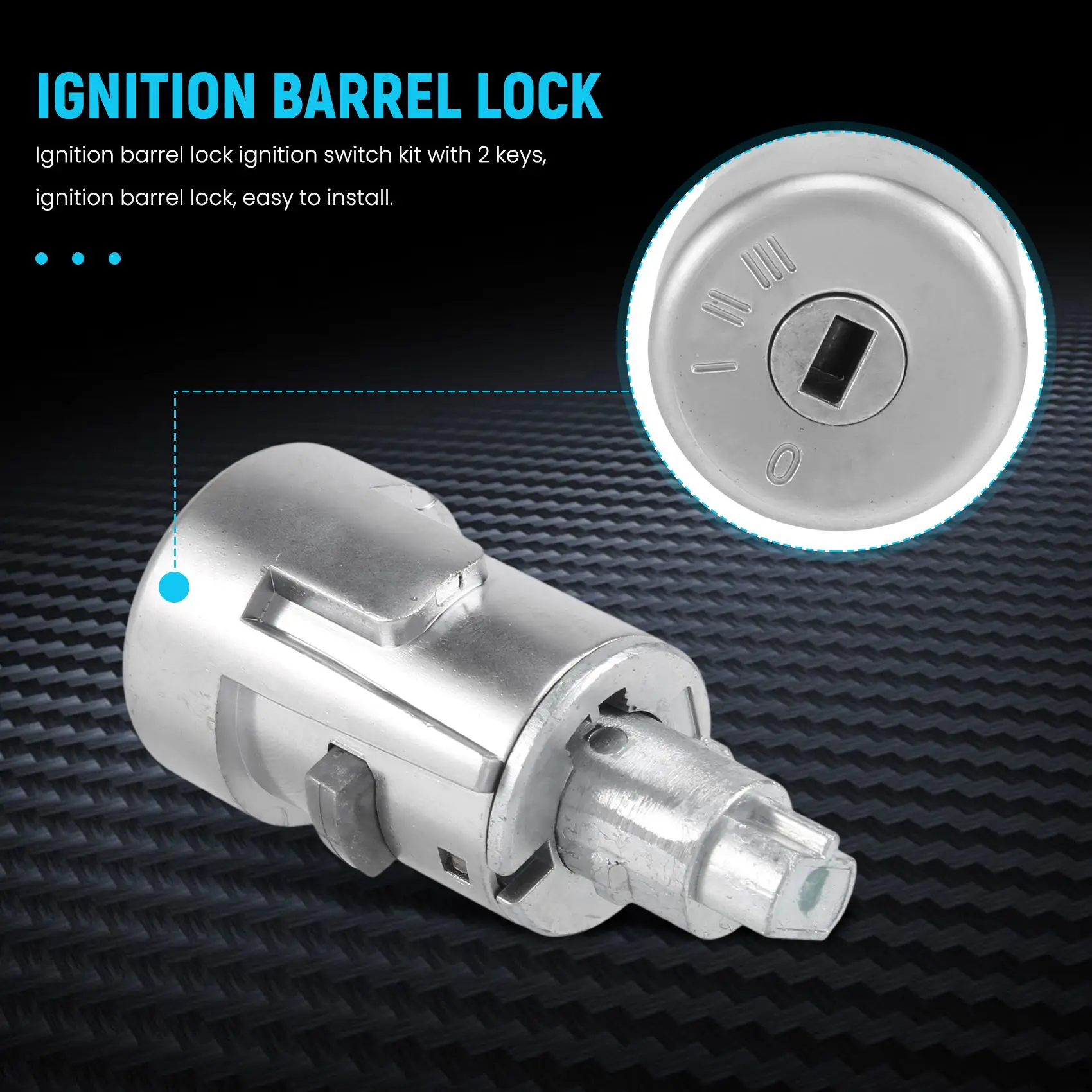 Ignition Barrel Lock Ignition Switch with 2 Keys Kits for Ford Transit Transit MK8 1926227