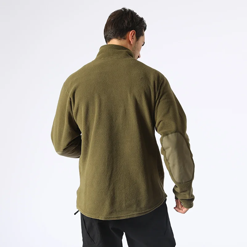 ESDY BRAND Fleece Tactical Jacket Men Thermal Outdoors Polartec Warm Coat Softshell Hiking Outerwear Jackets