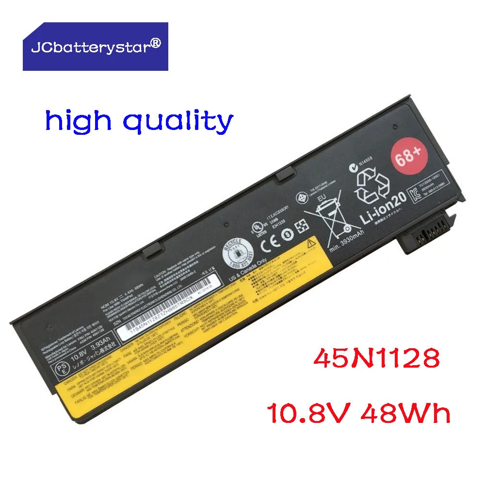 

Оригинальный аккумулятор JC для ноутбука Lenovo Thinkpad X270 X260 X240 X240S X250 T450 T470P T450S T440S K2450 W550S 45N1136 45N1738 68 +