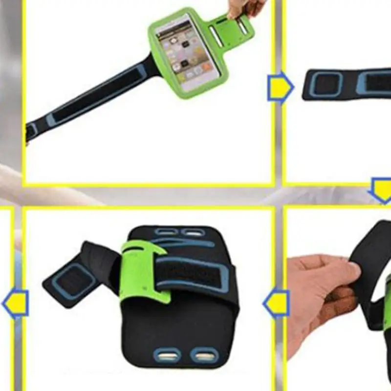 Phone Armband 1PCS Universal Waterproof Sport Armband Bag Running Jogging Gym Arm Band Mobile Phone Bag Case Cover Holder For Samsung IPhone phone armband mobile phone armband phone arm band sports arm bag fitness arm bag