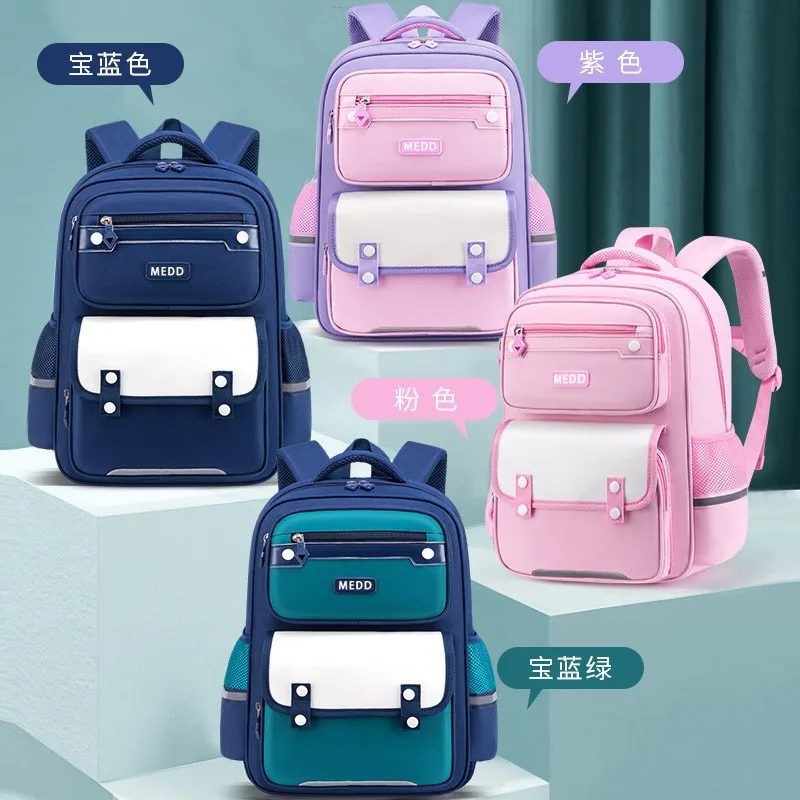 2024 waterproof Children School Bags For Girls Boys Kids Backpack Orthopedic Backpack schoolbag Primary School backpack mochila 2