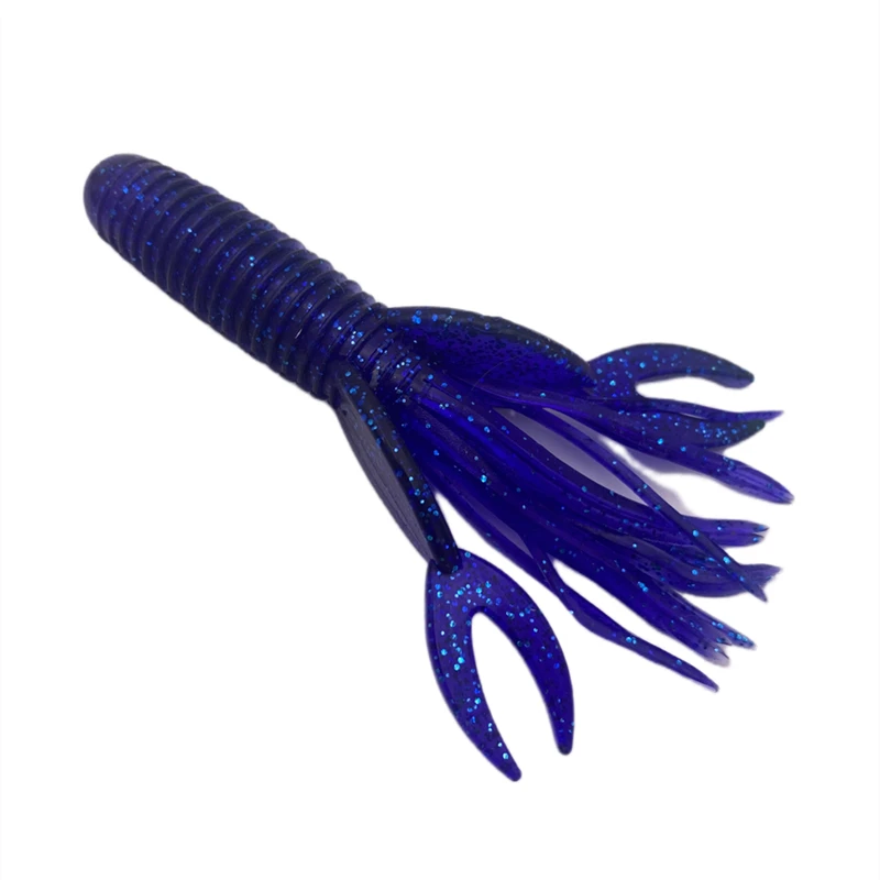 5 Stücke * 9g/10 cm Pesca Wurm hummer Köder Garnelen-förmigen Weichen Köder Fisch Pit Bass Schuss Eidechse locken Cannonball Lockstoff Tropfen Bart – Detail 3