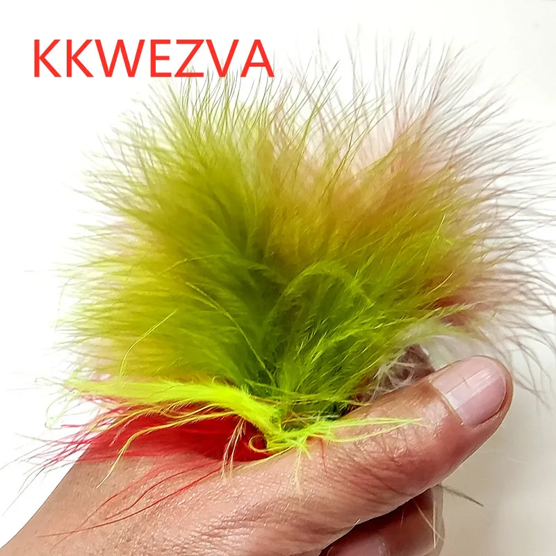 Selected50pcsfeathersturkeymarabouflytyingfeathersforwoolybuggerleechstreamerfly