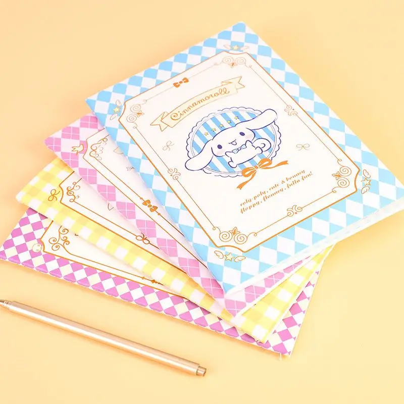 

Cinnamoroll Sanrio B5 Student Kawaii Anime Hello Kitty Color Page Notebook Kuromi Cartoon Cute Stationery Notepad Kids Toys