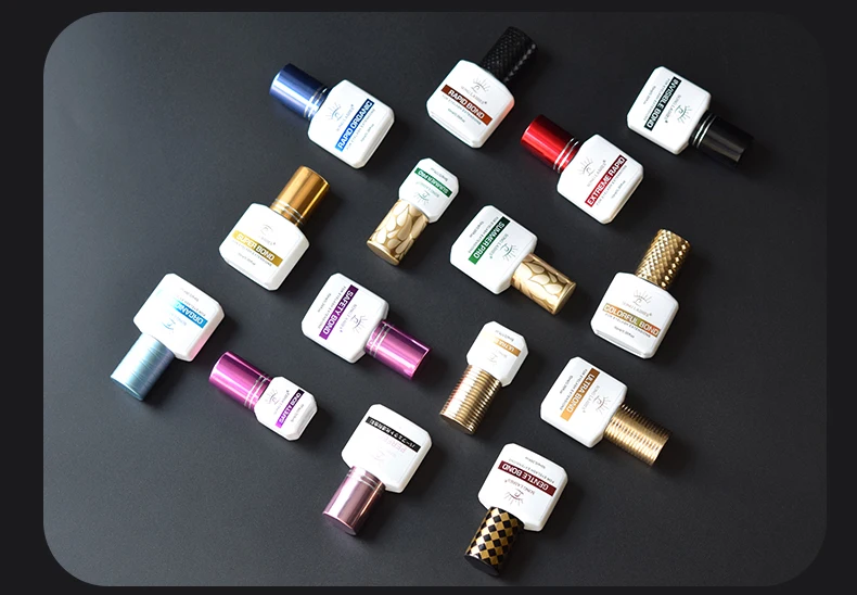 Wimpernverlängerungskleber, individuelle künstliche Wimpern, schwarzes Klebeset für den professionellen Einsatz, 0,5–3 Sek., Trockenzeit, geruchsarmer Wimpernkleber – Detail 19