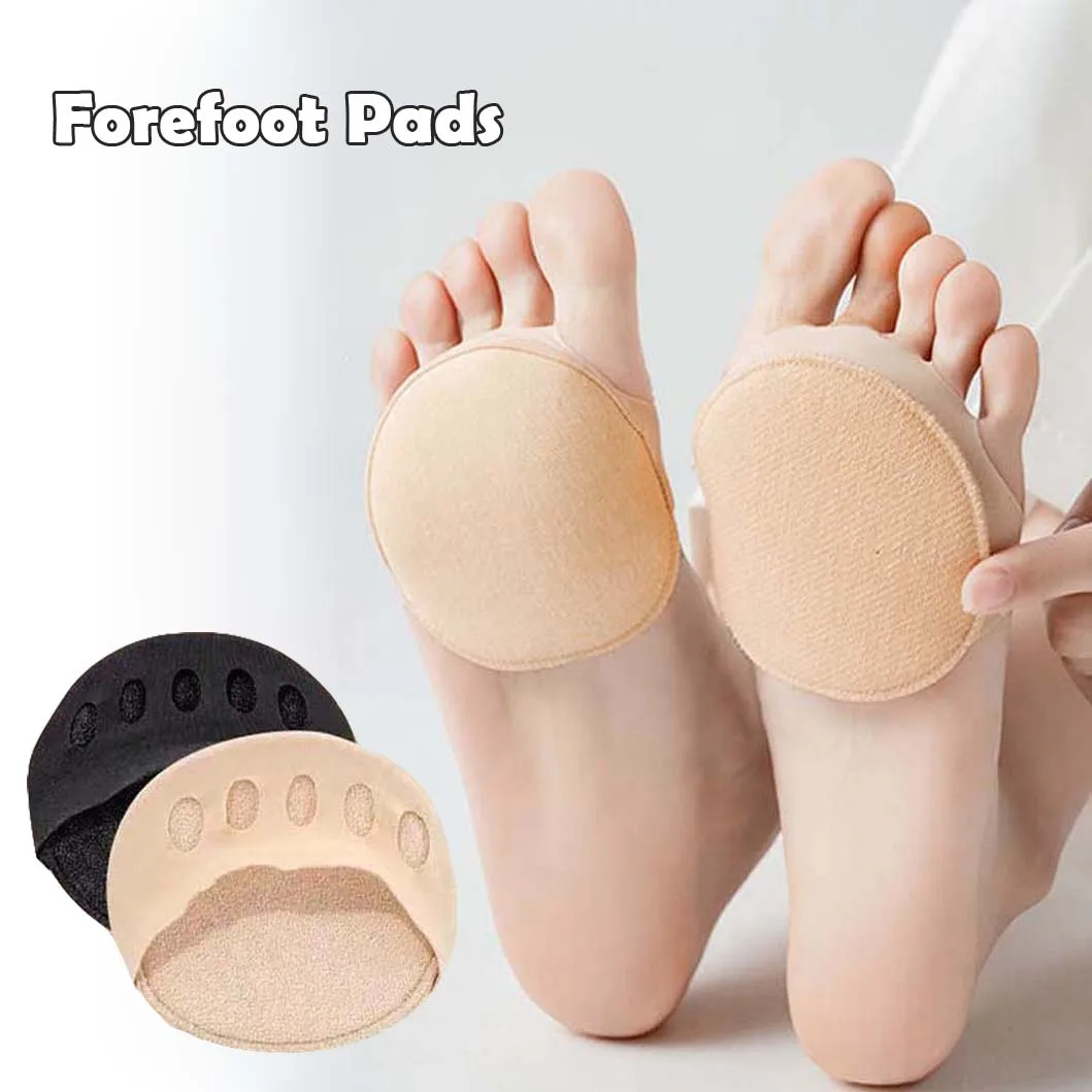 

Metatarsal Forefoot Pads for Women High Heels Foot Pain Care Five Toes Half Insoles Absorbs Calluses Corns Shock Socks Toe Pad