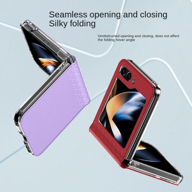 Luxury Samsung Galaxy Z Flip 5 Case With Hinge Protect 