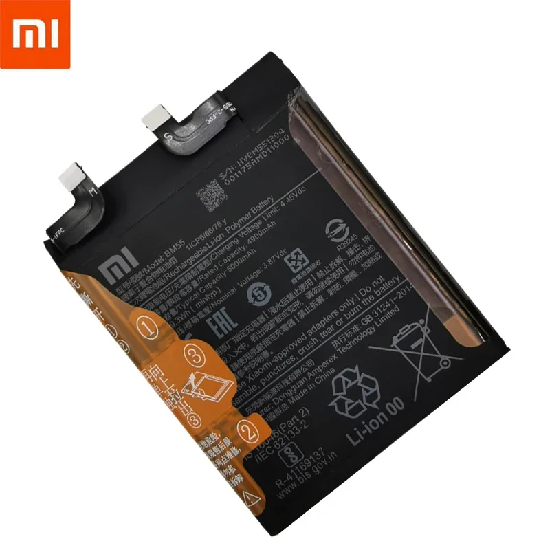 100% Original High Quality 5000mAh BM55 Battery For Xiaomi Mi 11 pro 11pro 11 Ultra BM55 Battery + Free Tools