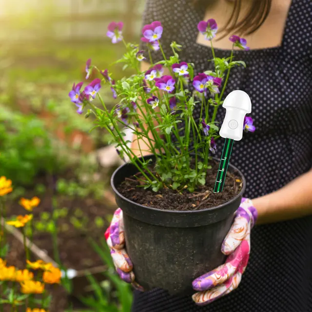 L Talaj Nedvességmérője Pontos Növényi Vízmonitor Gombás Alak Higrométer Érzékelő Hordozható Kerti Mezőgazdaság Nedvesség Tesztelő - Image 4