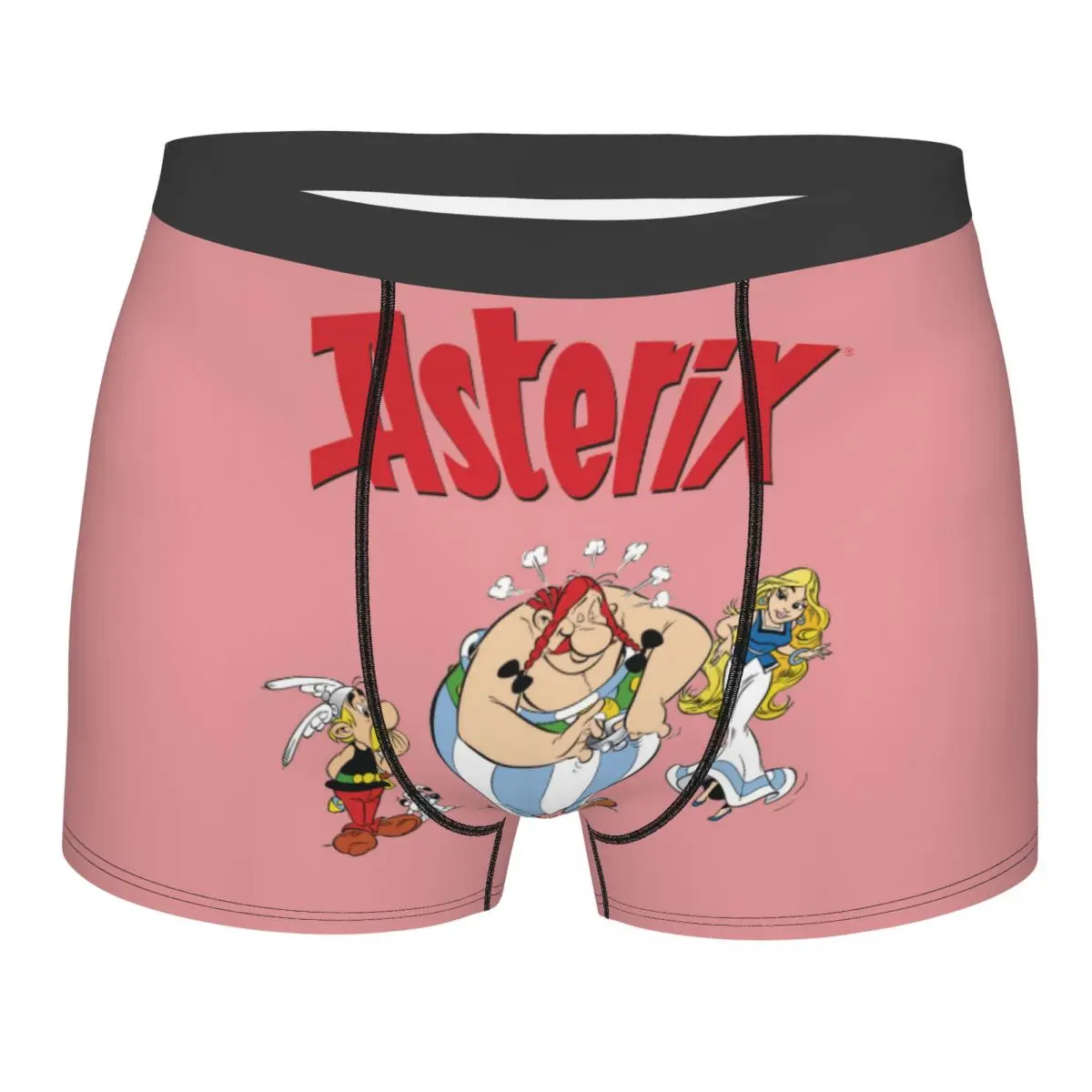 

Мужские дышащие боксеры Asterixs и Obelixs, мягкое нижнее белье для мужчин