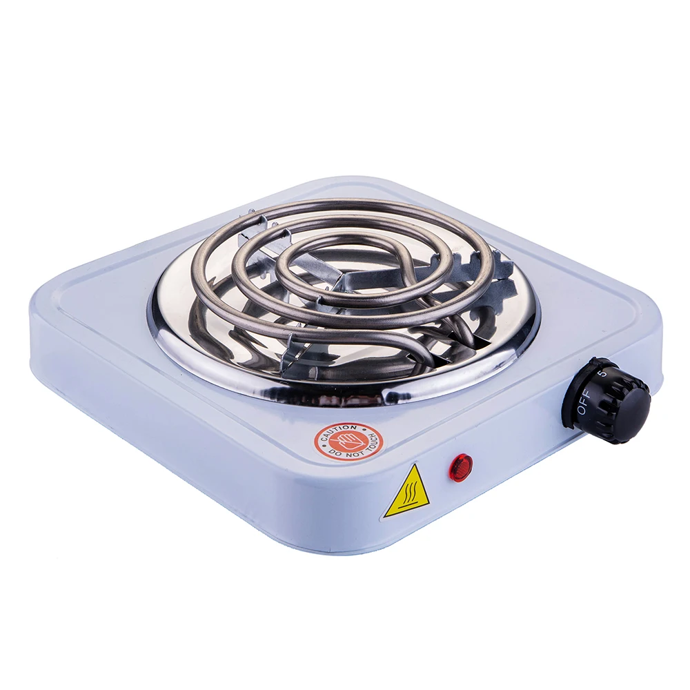 220V 1000W Single-head Electric Stove Kitchen Heating Furnace Burner Household Hot Plate Cooker Coffee Heater 5-Speed Thermostat 2