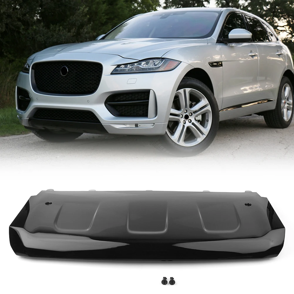 

Car Front Bumper Skid Plate Cover Protector Lower Guard For Jaguar F-Pace R-Sport 2016 2017 2018 2019 2020 ABS Plastic