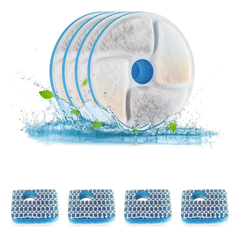 

Cat Water Fountain Replacement Filters Pet Water Fountain Replacement Filter Suitable For 74Oz/2.2L Automatic