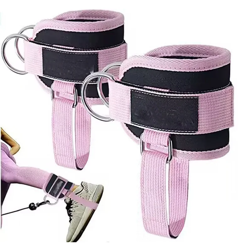Ankle Straps 1pc Cable Machines Workouts Fully Padded Ankle Cuffs for Leg Exercise Adjustable and Breathable Cuffs