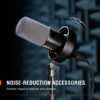 FIFINE USB/XLR Dynamic Microphone with Shock Mount,Touch-mute,Headphone Jack&Volume Control,for PC or Sound Card Recording -K688 16 FIFINE USB/XLR Dynamic Microphone with Shock Mount,Touch-mute,Headphone Jack&Volume Control,for PC or Sound Card Recording -K688 16
