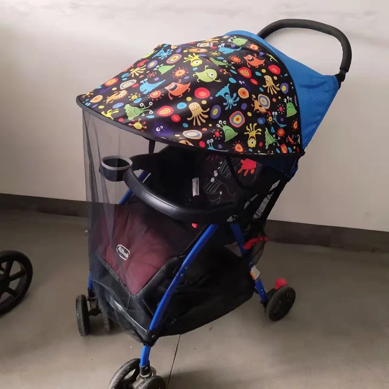 baby stroller accessories diy	 Baby Stroller Sunshade Sheild Extended Shading Waterproof Stroller Cover Anti-UV Mosquito Net Universal Stroller Accessories baby stroller accessories bassinet Baby Strollers