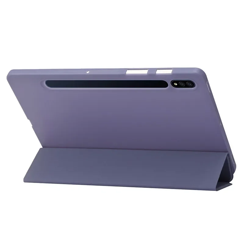 Capa Traseira Magnética de Silicone Macio Suporte Dobrável Capa para Samsung Galaxy Tab s9 fe 5g 10.9 2023 - Imagem 4