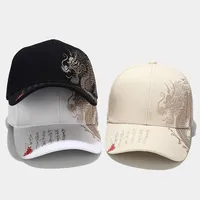 Printing Chinese Dragon Men's Baseball Caps Totem Belief Women's Cotton Snapback Hat Outdoor Sun Protection Gorras Trucker Cap 6