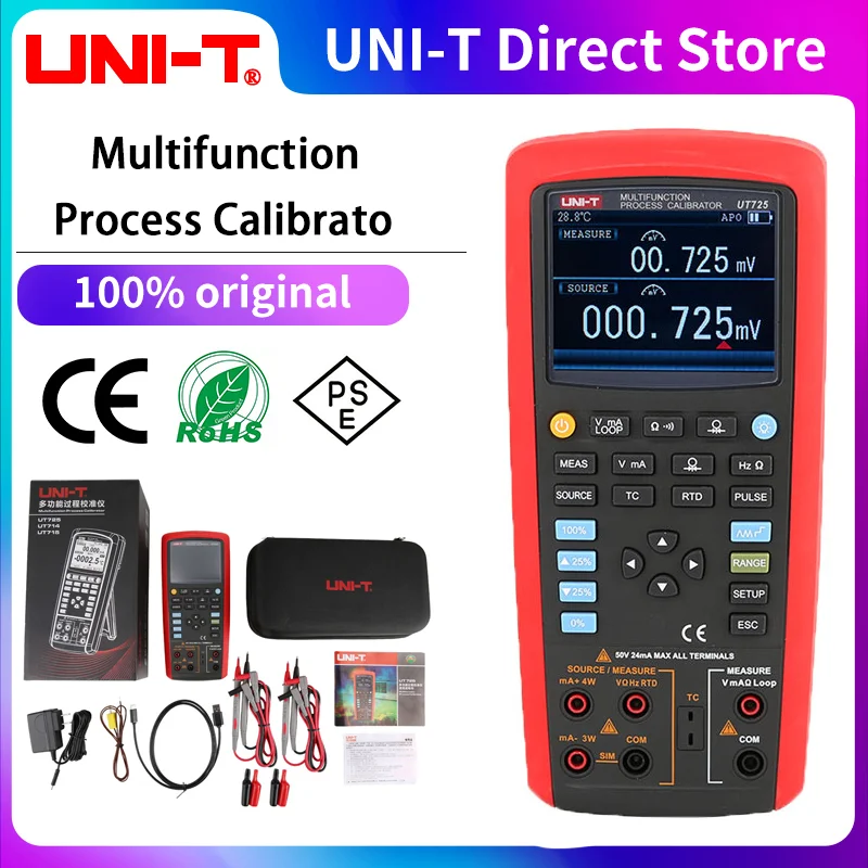 UNI-T-UT714-UT715-UT725-Multifunction-Loop-Process-Calibrator-DC ...