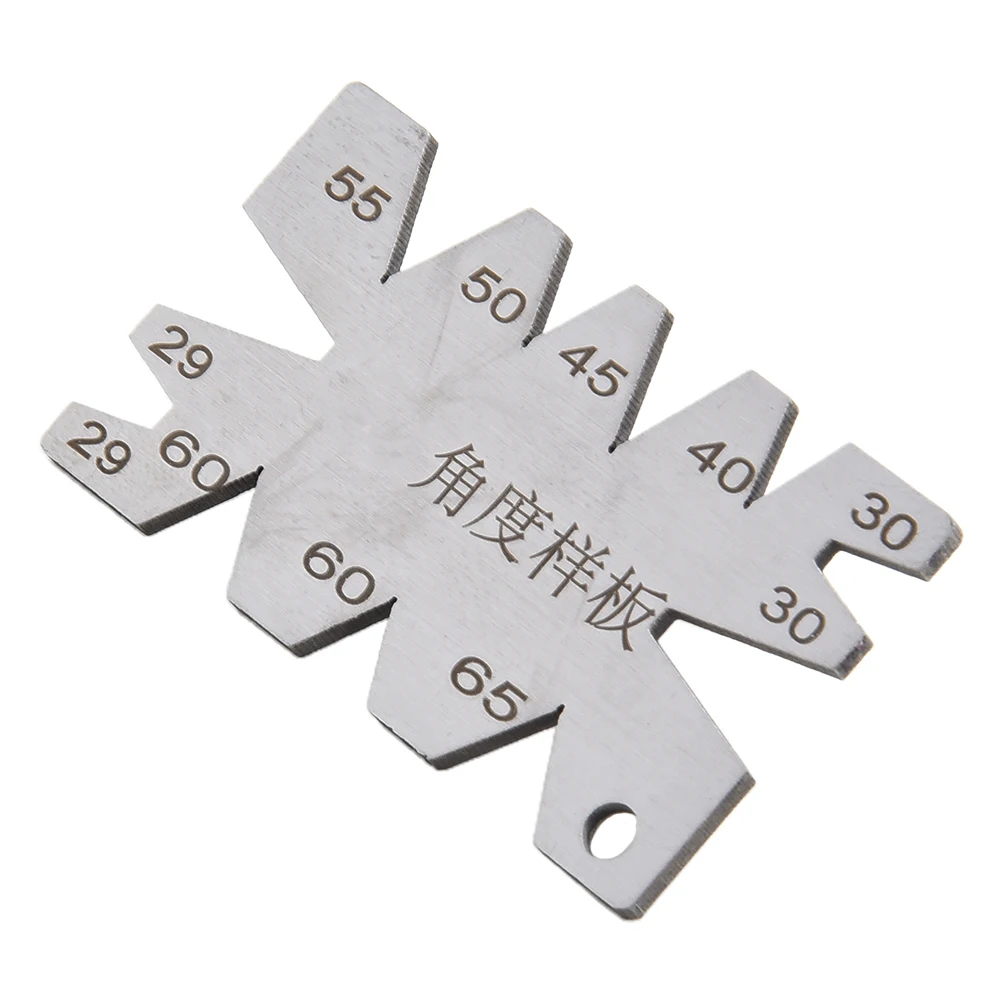 

Stainless Iron Thread Cutting Angle Gauge Layout Tools Measuring Tapes Thread Cutting Gauge 29/30/40/45/50/55/60/65 Deg