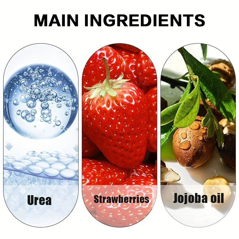 Strawberry-Infused Hydrating & Exfoliating Urea Cream