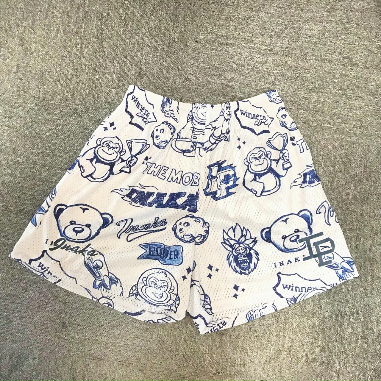 Inaka ee-Shorts de treino clássico masculino e feminino, shorts de