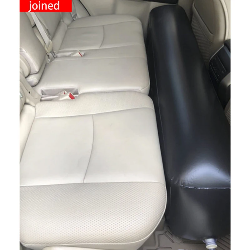 Car Inflatable Bed Rear Seat Gap Pad Foot Stepping Pier Filling Mattress Sleep For Sedan Air Plane High Speed Rest Accessories