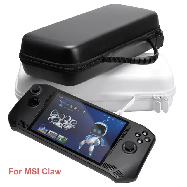 Anti-scratch Handheld Console Storage Bag 2024 Shockproof EVA Carrying Case 7 inch Portable Game Accessories for MSI Claw A1M
