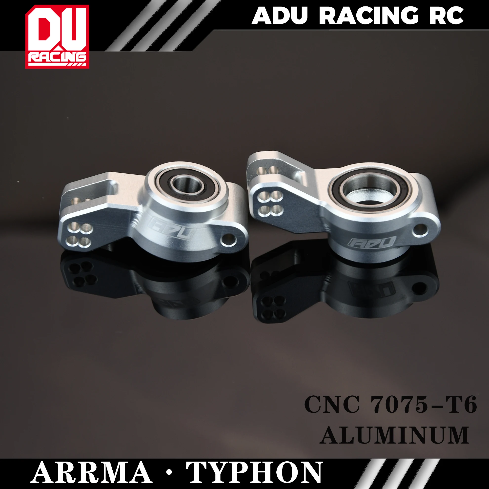 RC Car Parts ADU Racing HUB REAR CNC 7075 T6 ALUMINUM For ARRMA 6S TYPHON MOJAVE FIRETEAM TALION LIMITLESS F1 INFRACTION FELONY