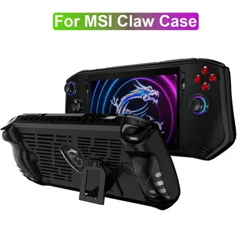 Per MSI Claw A1M custodia per Console portatile custodia protettiva morbida in TPU Cover posteriore antiurto con accessori per giochi con cavalletto