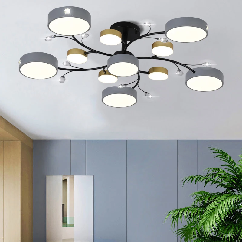 

Modern living room ceiling chandelier bedroom kitchen LED ceiling light villa decoration light factory wholesale direct