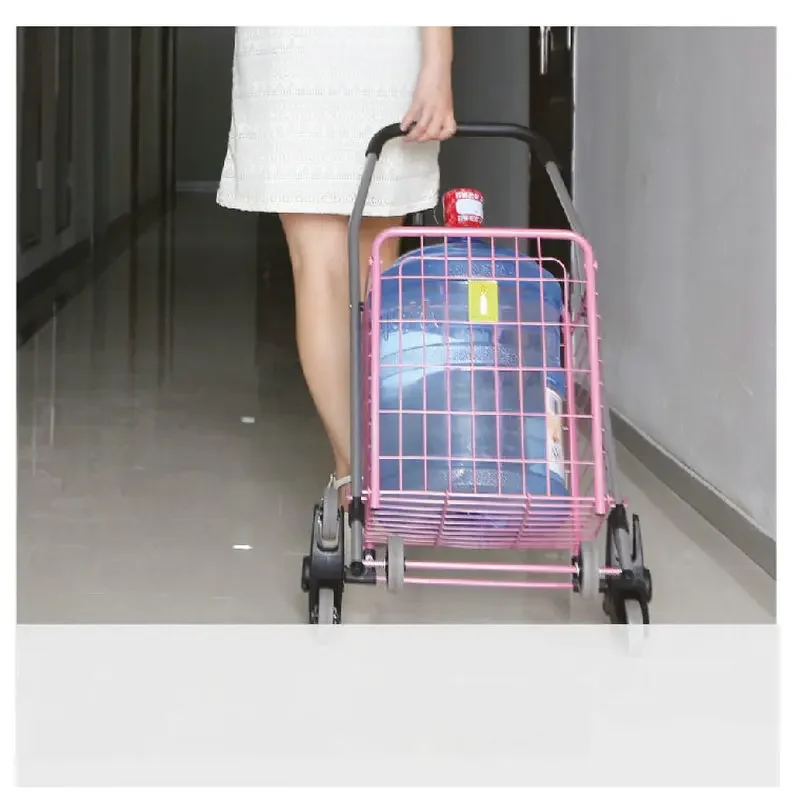 접이식 식료품 등반 계단 트롤리, 소형 쇼핑 카트, 휴대용 수하물 보관 트레일러