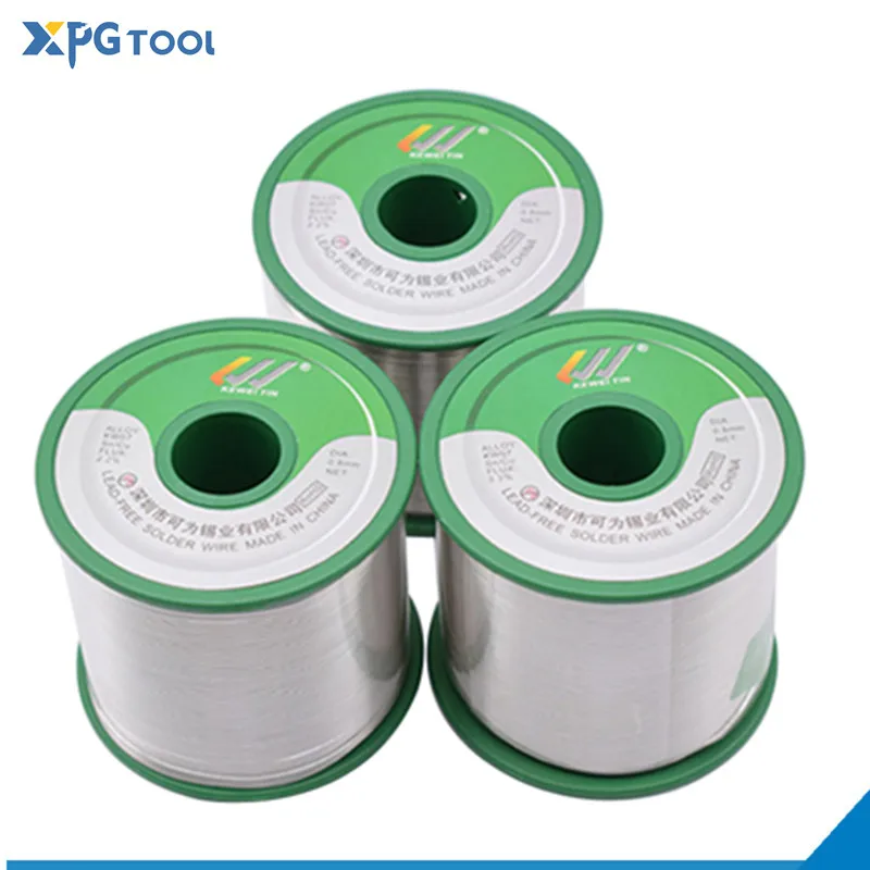 

Low Melting Point Lead-free Soldering Wire Welding BGA Repair Tools Rosin Core Solder Tin Wire 500g/800g/1000g 0.6/0.8/1.0/1.2mm