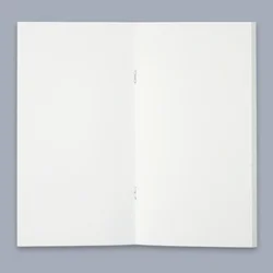Premium Handmade Leather Notebook Refill Inserts - Portable 165x95mm (Blank)