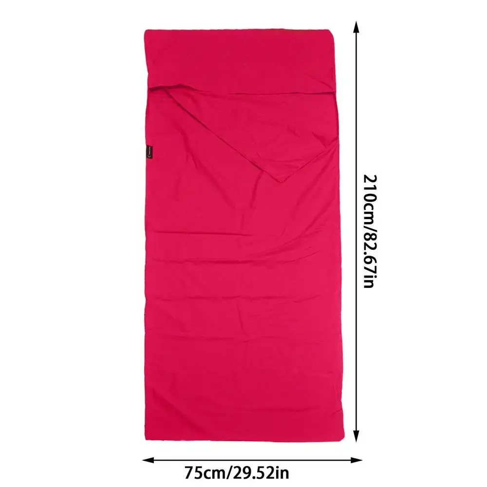 BROWINT Doublure de sac de couchage en soie, extra large 221 x 109,2 cm