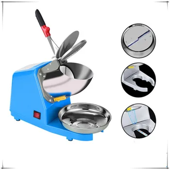 Shaved ice machine Commercial ice crusher stall smoothie machine Snow ice continuous ice machine for milk tea shop 1