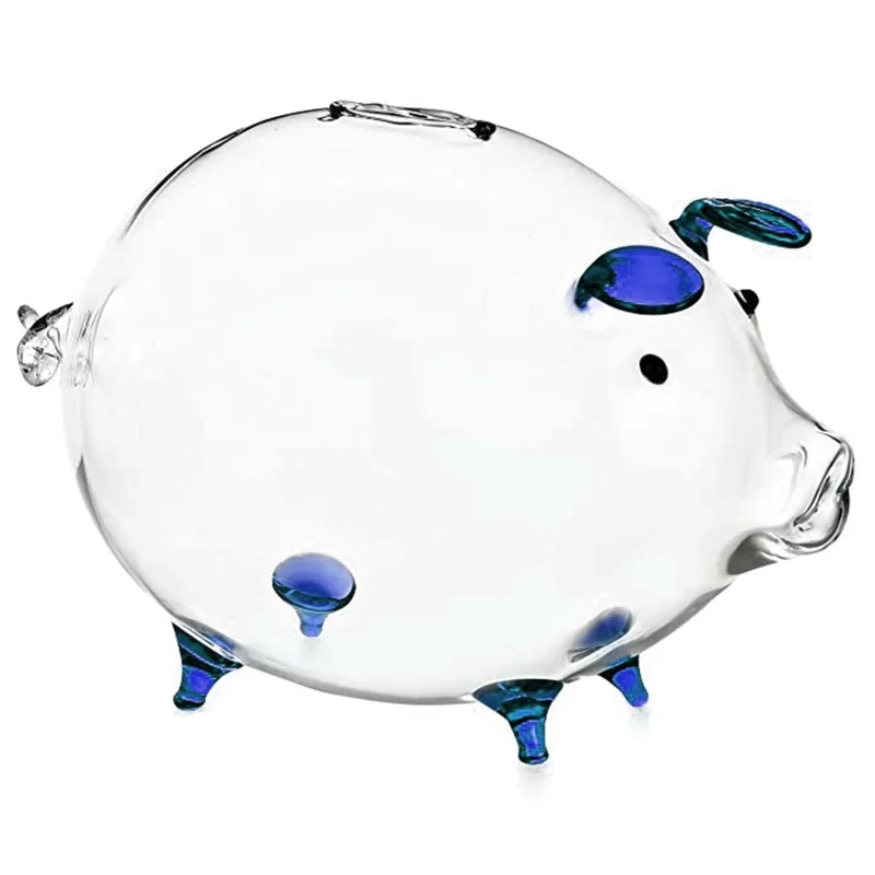 Piggy Bank Glass Piggy Bank Clear Money Pot Decorative Saving Pot Lovely Money Box For Decor Gift Home Kids