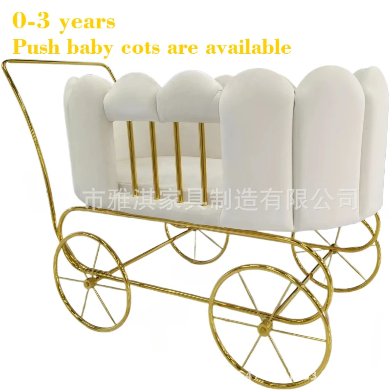 Swing bed Nordic style baby rocking chair sleeping jumpers swings artifact cradle recliner multi-function portable wheels window