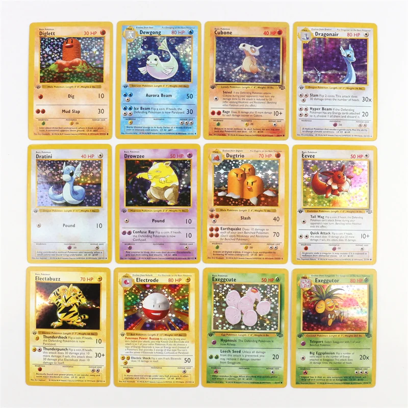 151 Teile/schachtel 1996 jahr 1st Edition Pokémon karte Seltene Charizard Pikachu Mewtwo Blastoise Sammeln karte spielzeug Englisch version – Detail 22