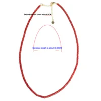 Collier de corail rouge perle d'amour à la mode femme personnalité voyage fête mode clavicule collier accessoires collier perlas collier 4