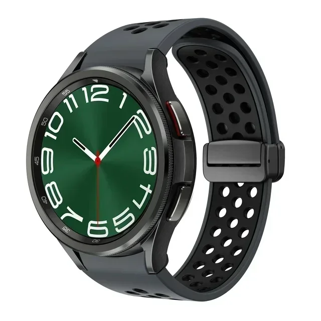 Magnetic Silicone No-Gap Loop Strap