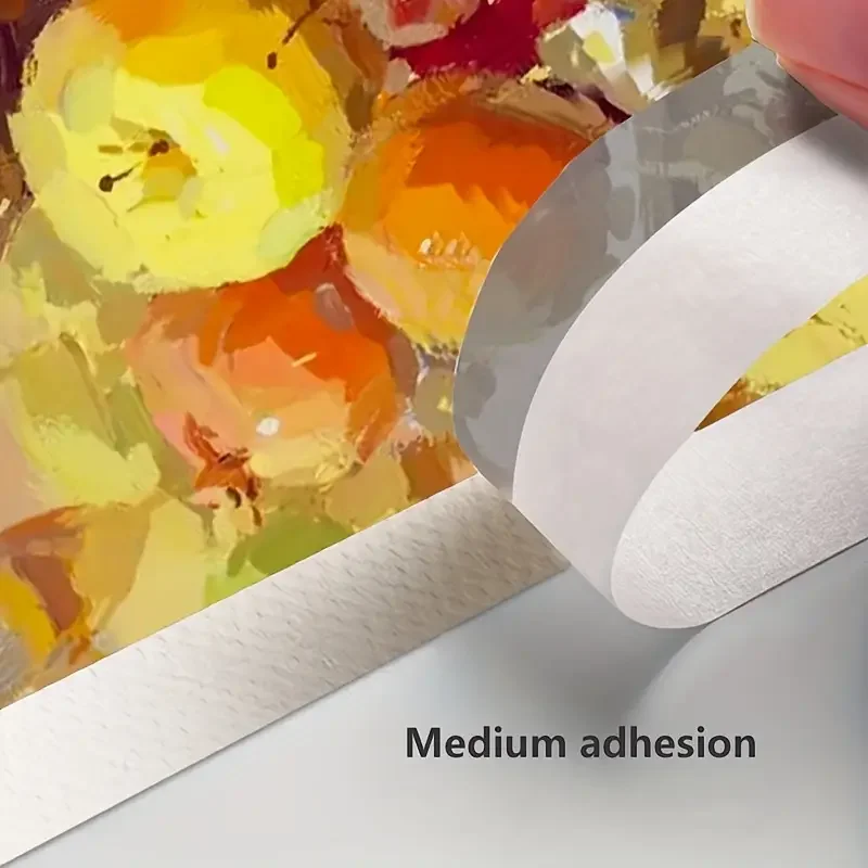 Premium Acid-Free Artist Tape - 3pcs Medium Adhesion Paper Masking Tape in 0.6", 0.78", 1.18" Widths x 394" Length 2