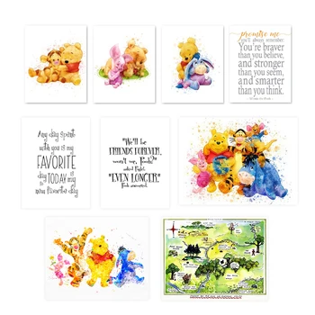 Winnie the Pooh Watercolor Art 1